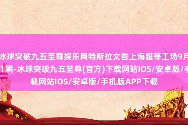 冰球突破九五至尊娱乐网特斯拉文告上海超等工场9月请托新车88321辆-冰球突破九五至尊(官方)下载网站IOS/安卓版/手机版APP下载