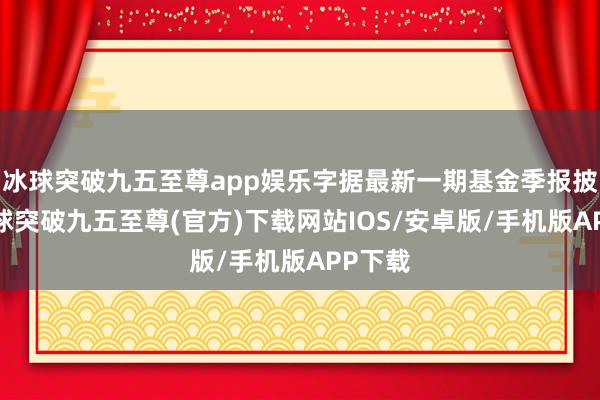 冰球突破九五至尊app娱乐字据最新一期基金季报披露-冰球突破九五至尊(官方)下载网站IOS/安卓版/手机版APP下载