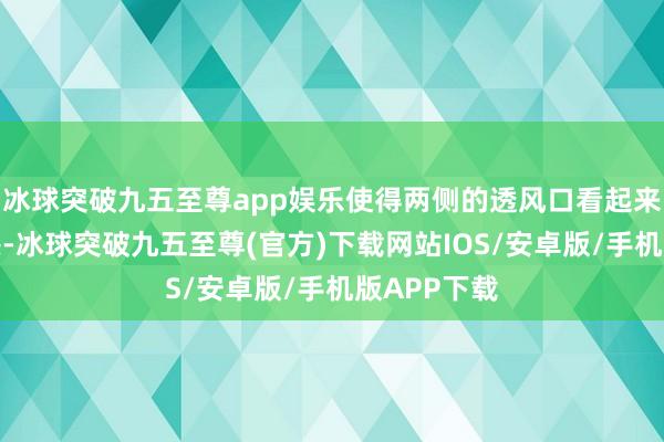 冰球突破九五至尊app娱乐使得两侧的透风口看起来更具构兵感-冰球突破九五至尊(官方)下载网站IOS/安卓版/手机版APP下载