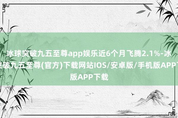 冰球突破九五至尊app娱乐近6个月飞腾2.1%-冰球突破九五至尊(官方)下载网站IOS/安卓版/手机版APP下载