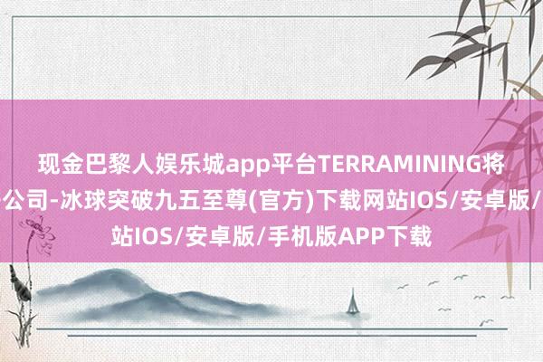 现金巴黎人娱乐城app平台TERRAMINING将成为公司控股子公司-冰球突破九五至尊(官方)下载网站IOS/安卓版/手机版APP下载