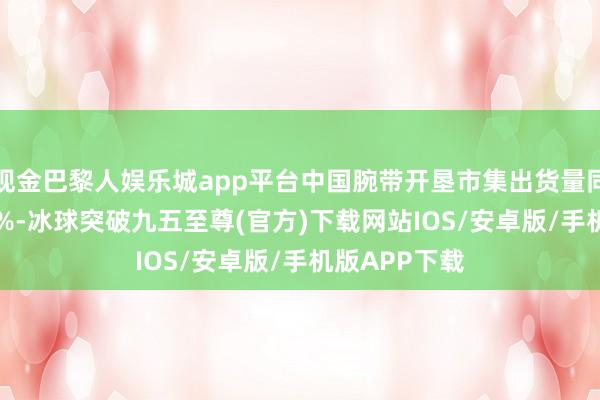 现金巴黎人娱乐城app平台中国腕带开垦市集出货量同比增长20.1%-冰球突破九五至尊(官方)下载网站IOS/安卓版/手机版APP下载